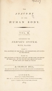 The anatomy of the human body by Bell, John