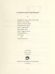 Cover of: A System of health care delivery
