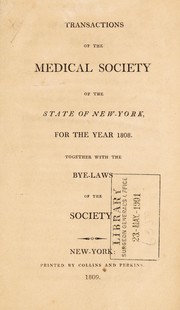 Cover of: Transactions for the year 1808. Together with the bye-laws of the Society