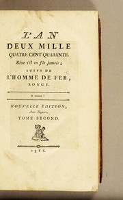 Cover of: L'an deux mille quatre cent quarante by Louis-Sébastien Mercier