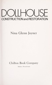 Cover of: Dollhouse construction and restoration