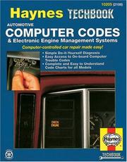 Cover of: Automotive Computer Codes: Electronic Engine Management Systems (Haynes Manuals)