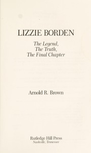 Cover of: Lizzie Borden