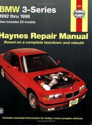 Cover of: Haynes BMW 3-Series: 1992-1998, Includes Z3 Models