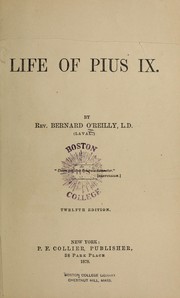 Cover of: A life of Pius IX