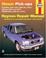 Cover of: Nissan Frontier Pickup '98'01, Pathfinder '96'01 & Xterra '0