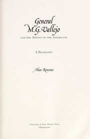 General M.G. Vallejo by Alan Rosenus