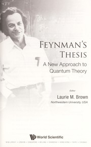Cover of: Feynman's thesis by editor, Laurie M. Brown.