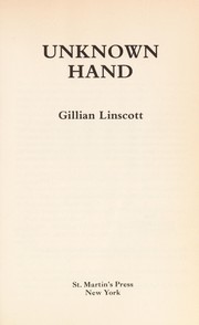 Cover of: Unknown hand by Gillian Linscott