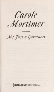 Cover of: Not Just a Governess