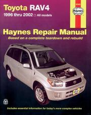 Cover of: Haynes Toyota RAV4 1996 thru 2002