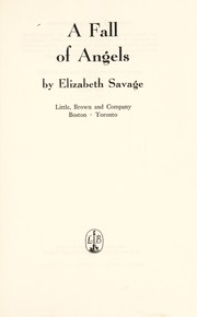 Cover of: A fall of angels. by Elizabeth Savage