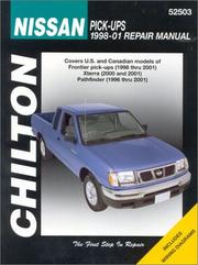 Cover of: Nissan Pick-ups 1998-2001 | Chilton Publishers