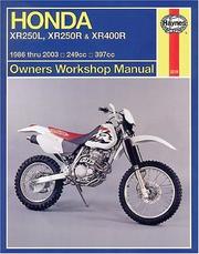 Cover of: Haynes Honda XR250L, XR250R & XR400R 1986 thru 2003