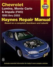 Cover of: Haynes Chevrolet Lumina,Monte Carlo & Impala (FWD) 1995-2003