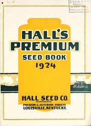 Hall's premium seed book by Hall Seed Co