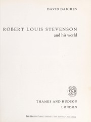 Cover of: Robert Louis Stevenson and his world.