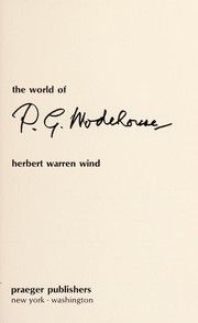 Cover of: The world of P. G. Wodehouse.