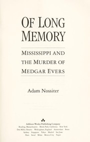 Cover of: Of Long Memory by Adam Nossiter