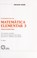 Cover of: Fundamentos de matema tica elementar, 3