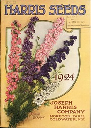 Cover of: Harris seeds by Joseph Harris Company