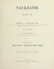 Cover of: Naukratis by W. M. Flinders Petrie