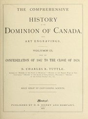 Cover of: The comprehensive history of the Dominion of Canada