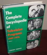 Cover of: The Complete Encyclopedia of Television Programs 1947-1976 by 