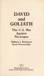 Cover of: David and Goliath : the U.S. war against Nicaragua by 