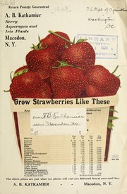 Cover of: Berry, asparagus and iris plants