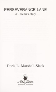Cover of: Perseverance Lane by Doris L. Marshall-Slack