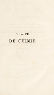 Cover of: Trait©♭ de chimie min©♭rale, v©♭g©♭tale et animale ... by Jöns Jacob Berzelius