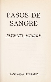 Cover of: Pasos de sangre