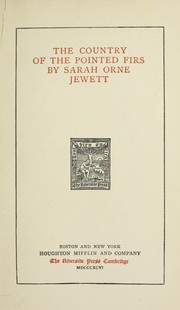 Cover of: The country of the pointed firs by Sarah Orne Jewett