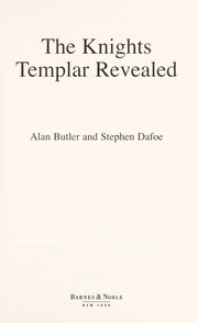 Cover of: The Knights Templar Revealed