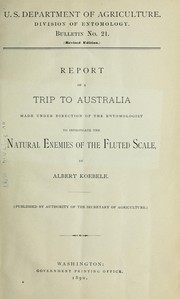 Reports of observations and experiments in the practical work of the Division by Charles V. Riley