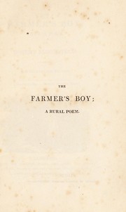 Cover of: The farmer's boy; a rural poem