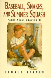 Cover of: Baseball, snakes, and summer squash: poems about growing up