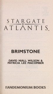 Cover of: Brimstone by David Niall Wilson