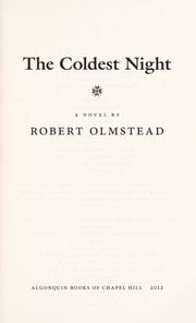 Cover of: Cold dark night: a novel