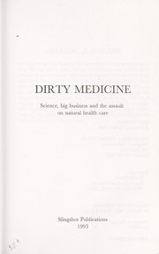 Dirty medicine by Martin J. Walker