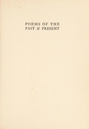 Poems of the past & present by Radclyffe Hall