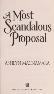 Cover of: A most scandalous proposal