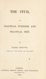 Cover of: The stud, for practical purposes and practical men by Harry Hieover