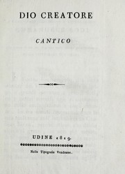 Cover of: Dio creatore: cantico