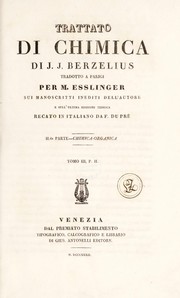 Trattato di chimica by Jöns Jacob Berzelius