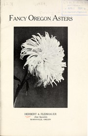 Cover of: Fancy Oregon asters