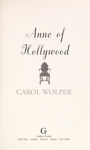 Cover of: Anne of Hollywood