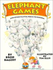 Cover of: Elephant Games: And Other Playful Poems to Perform
