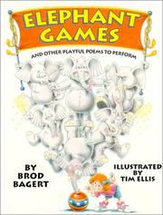 Cover of: Elephant Games by Brod Bagert